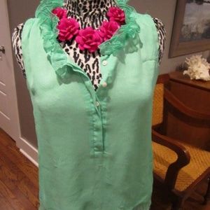 J. Crew - Mint/Seafoam Sleeveless Top - Sz 8